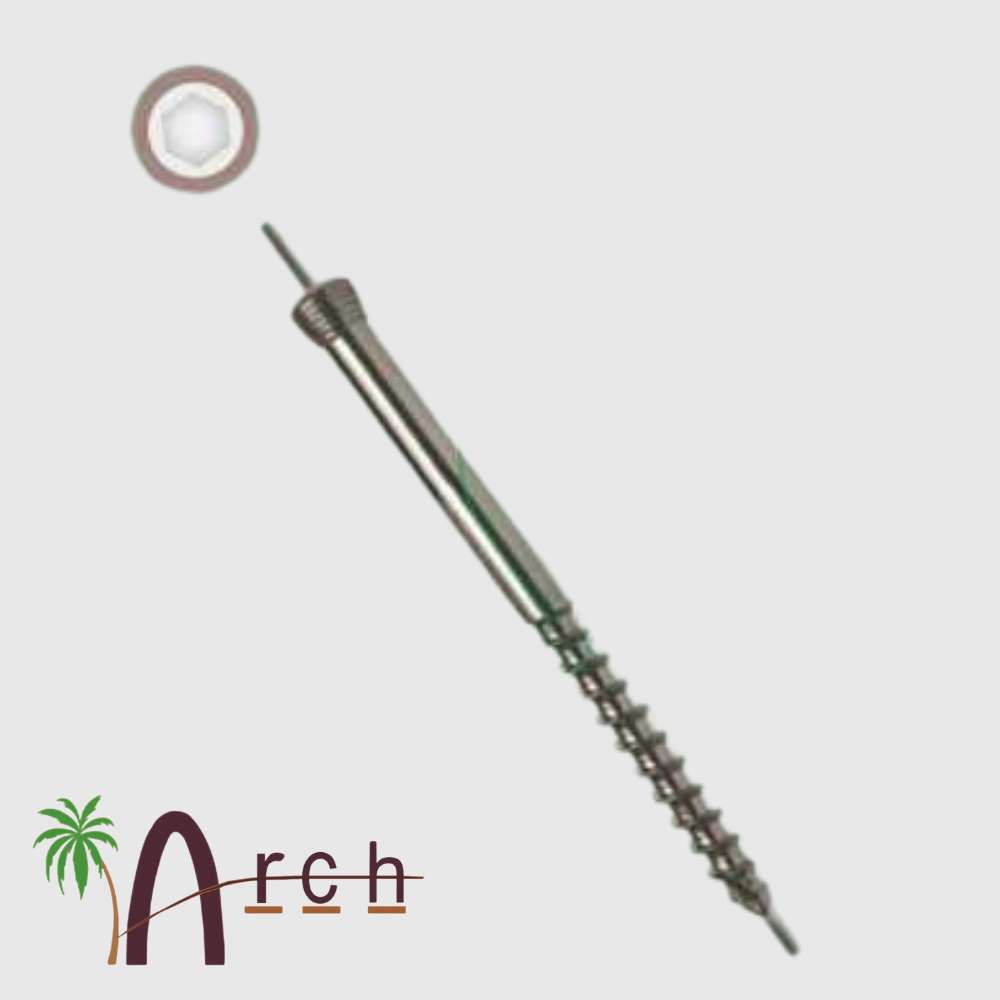 Locking Head Cannulated Cancellous Screw Dia-5.0mm "32mm Thread"